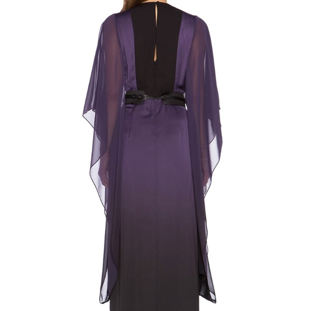 NWT Halston Heritage Front Slit Ombré Gown - Picture 5 of 8